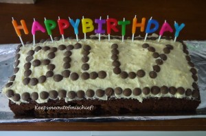 Billy's first birthday cake